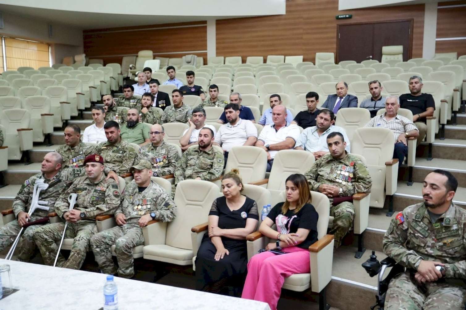 ƏƏSMN-də şəhid ailəsi və qazilərlə növbəti görüş keçirildi -  FOTO
