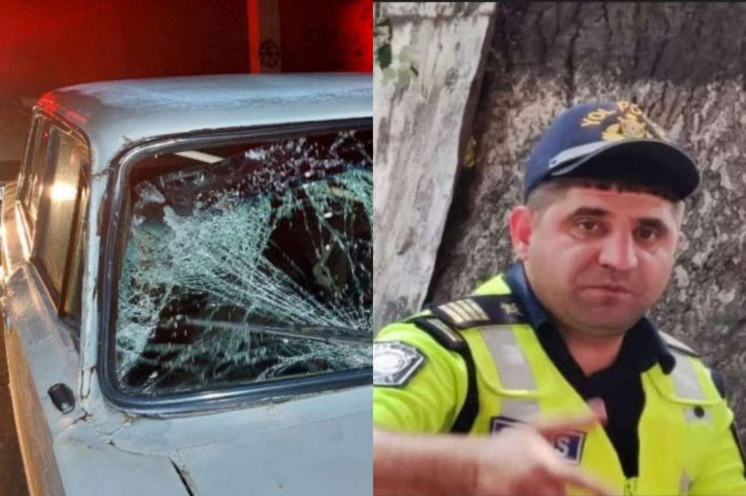 Polisin öldüyü qəzanın ANBAAN görüntüləri  