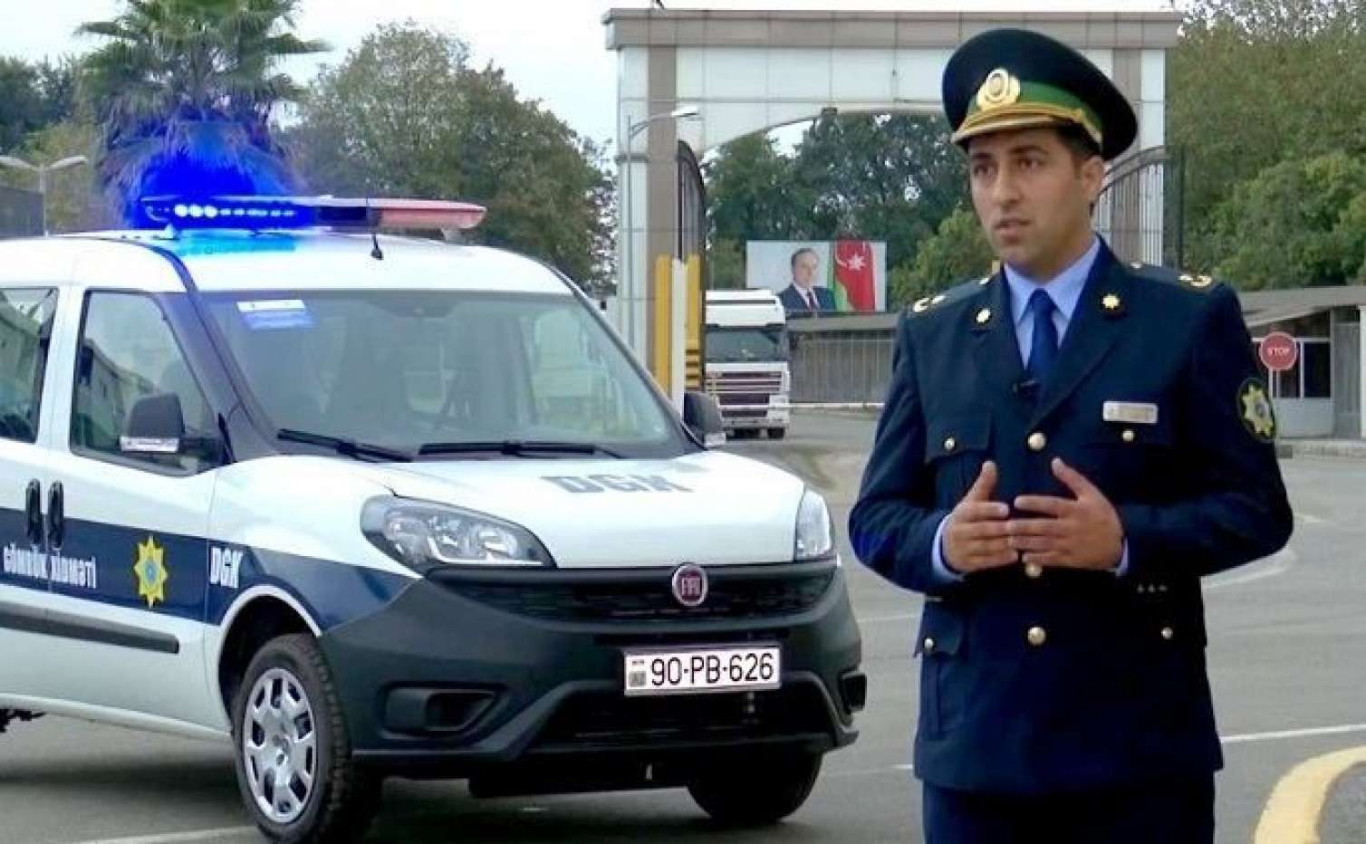 Ötən gün özünü asan gömrükçünün VİDEOSU  