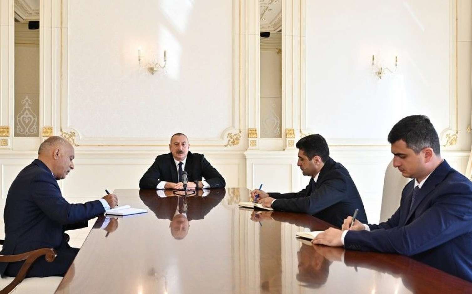 Prezident yeni başçıları qəbul etdi -  FOTO