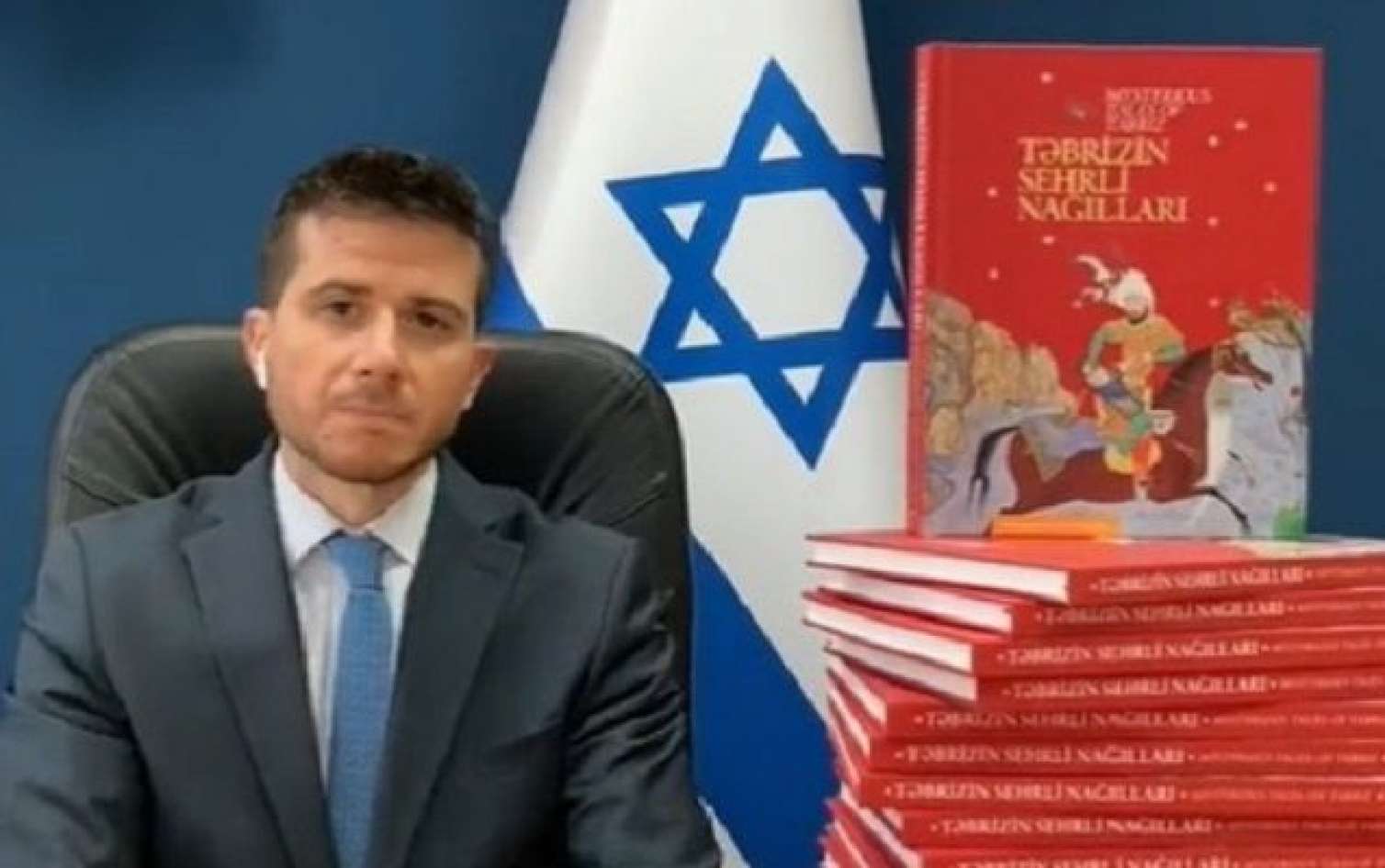 İsrail səfiri sosial şəbəkələrdə bunu paylaşanlara kitab hədiyyə edəcək - VİDEO 