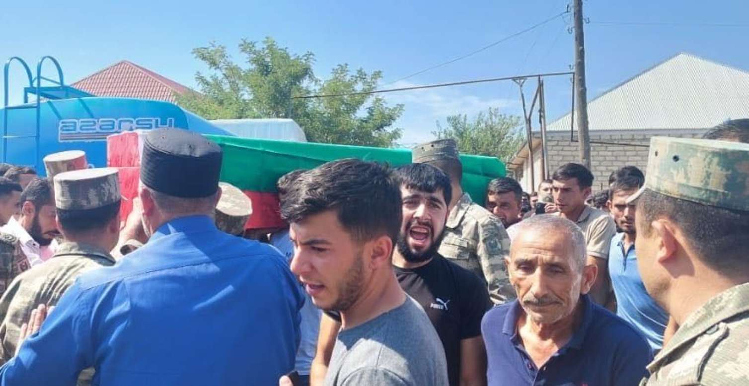 Şəhid Anarla vida mərasimi -  FOTOLAR