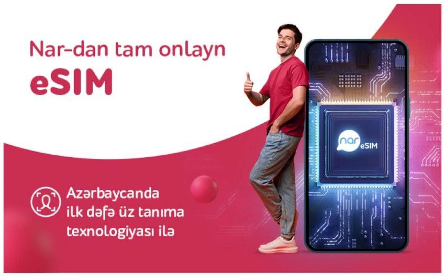  Azərbaycanda ilk üztanıma texnologiyalı eSIM xidməti  