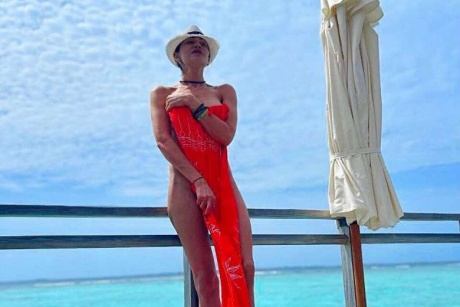 Günay Musayevadan plajda yarıçılpaq poza - FOTO 