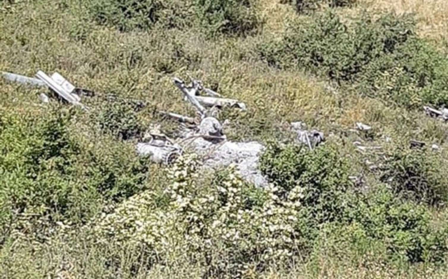 Tuğ kəndində Ermənistanın “Mi-8” helikopterinin qalıqları tapıldı - FOTO 