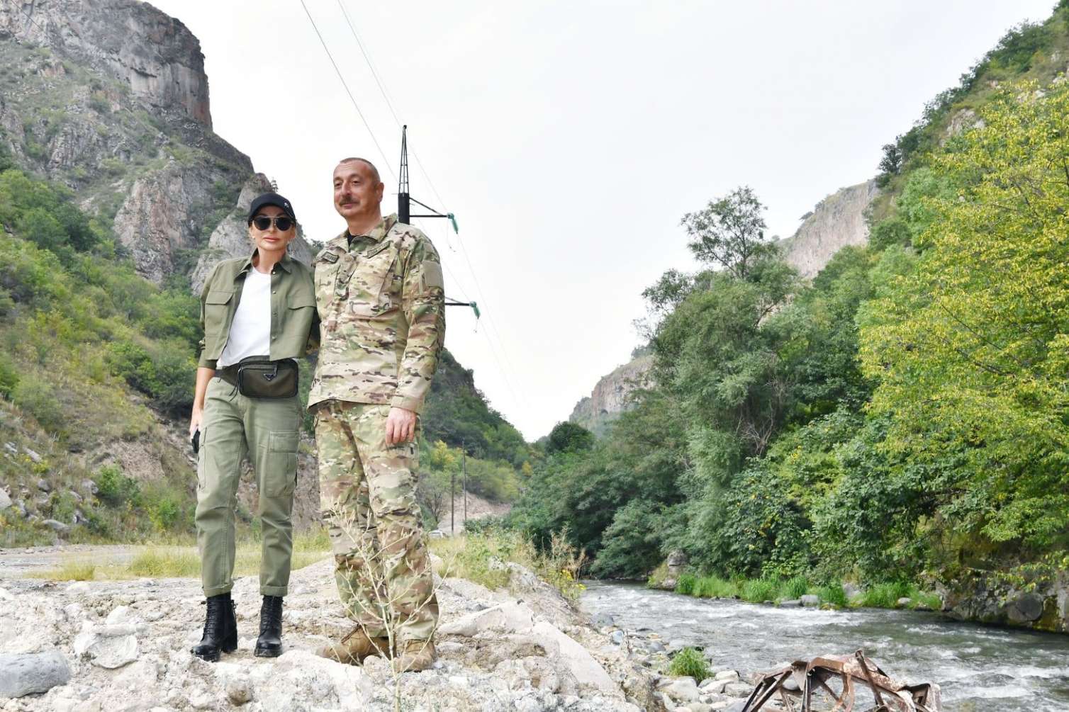 İlham Əliyev və Mehriban Əliyeva Zəngilanda 