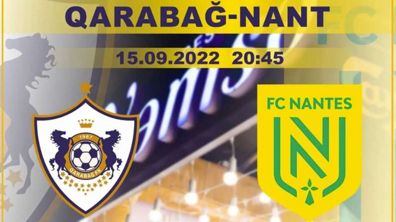 "Qarabağ" - "Nant" matçının həyacanını "Xəmsə"də yaşa!  
