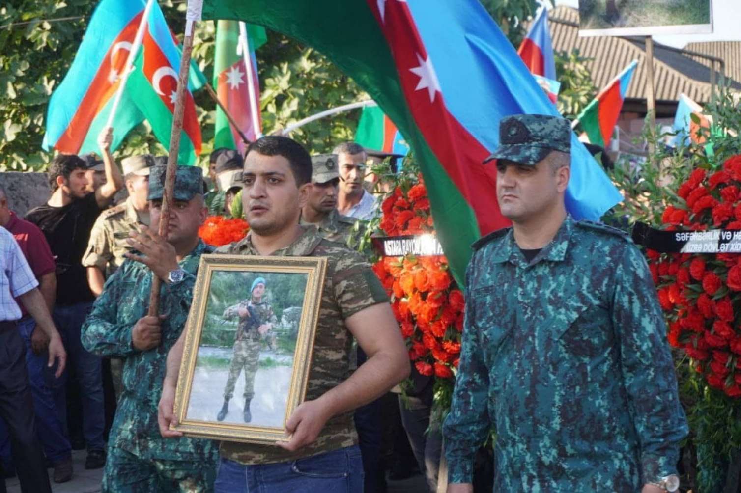 19 yaşlı şəhidimiz dəfn olundu - FOTO/VİDEO 