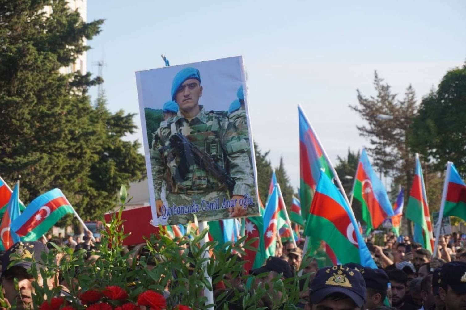 19 yaşlı şəhidimiz dəfn olundu - FOTO/VİDEO 