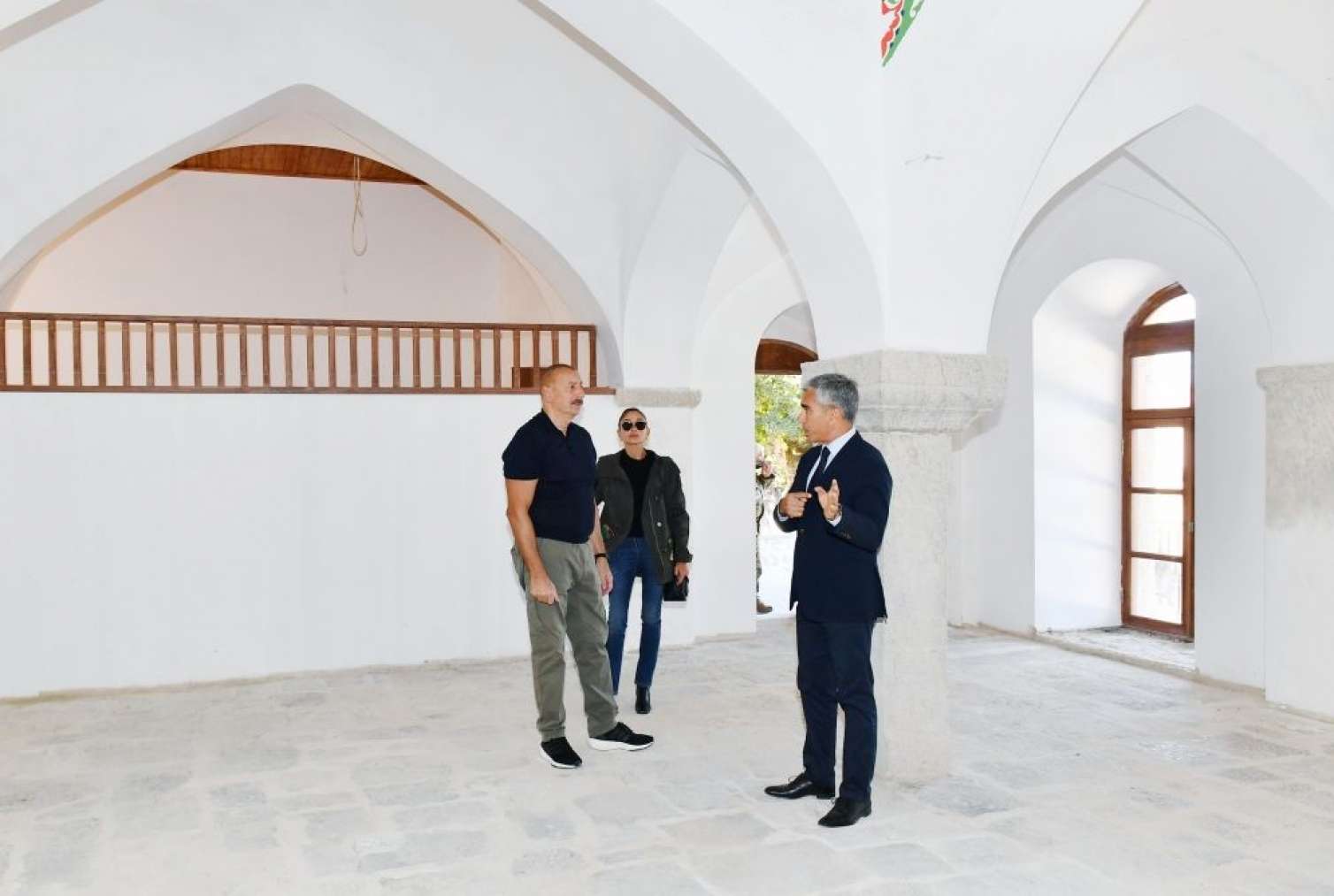 Prezidentlə xanımı Şuşada Mehmandarovların malikanə kompleksində -  FOTO