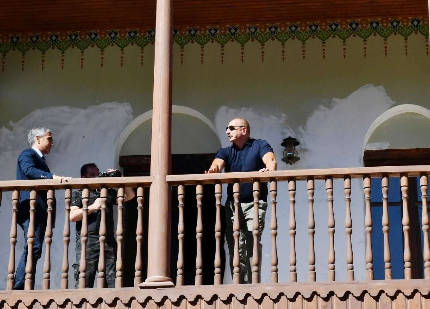 Prezidentlə xanımı Şuşada Mehmandarovların malikanə kompleksində -  FOTO