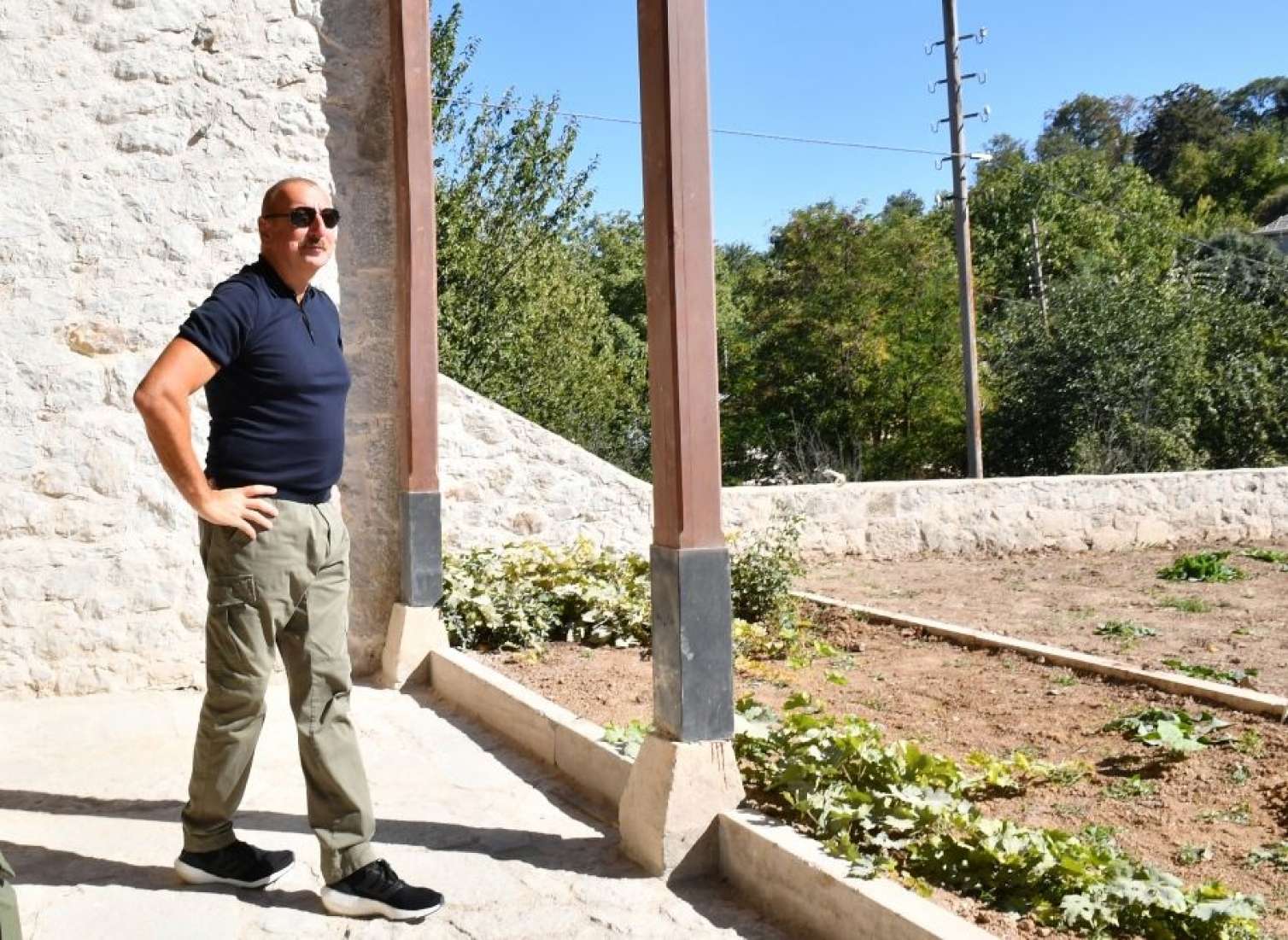 Prezidentlə xanımı Şuşada Mehmandarovların malikanə kompleksində -  FOTO