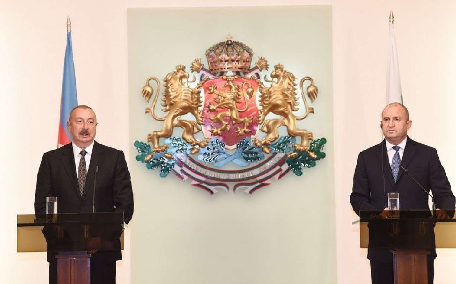 Azərbaycan və Bolqarıstan prezidentləri mətbuata bəyanatlarla çıxış etdilər 