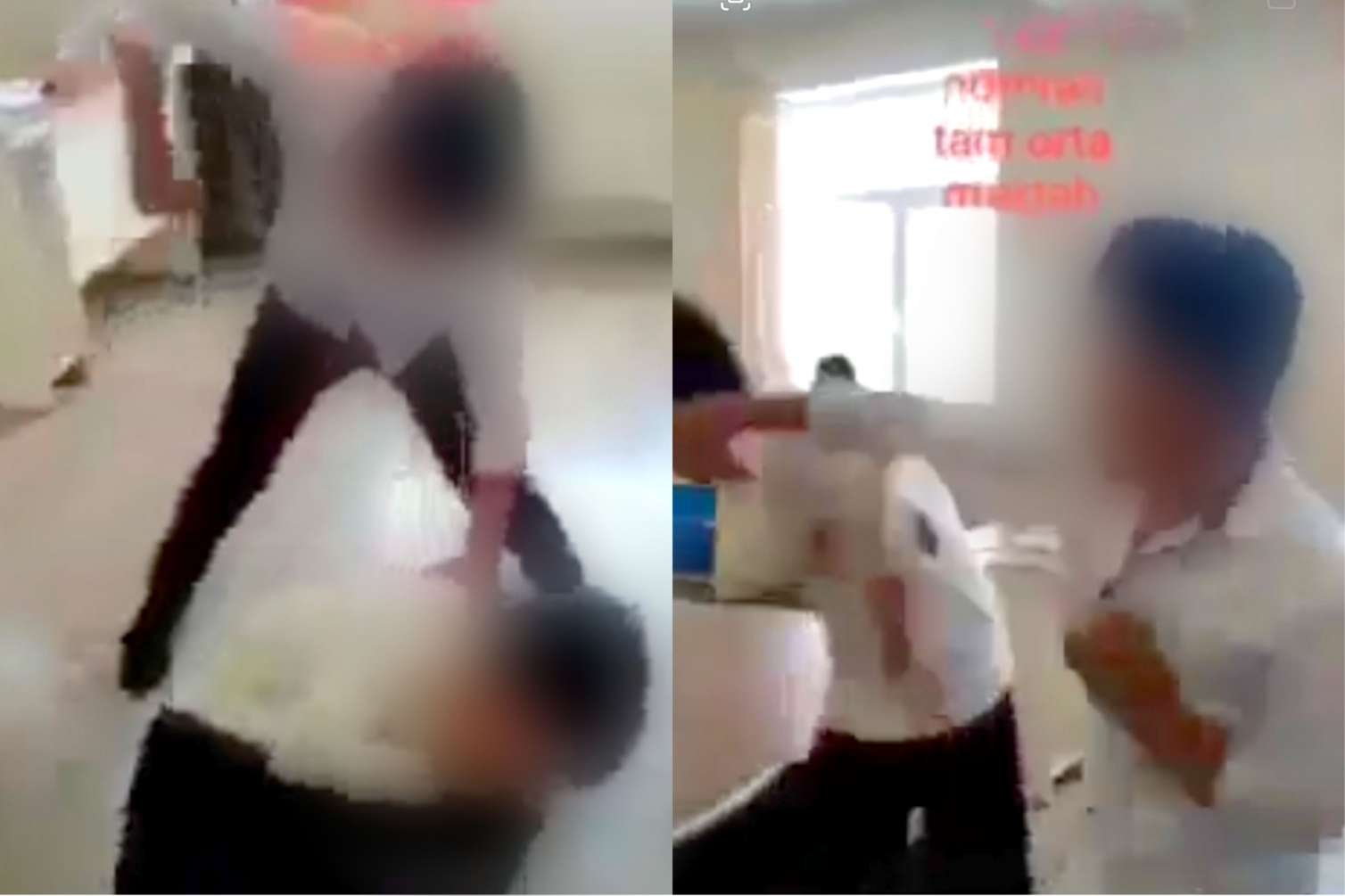 Şagirdi vəhşicəsinə döydülər - Bakı məktəbində daha bir rəzalət -  VİDEO