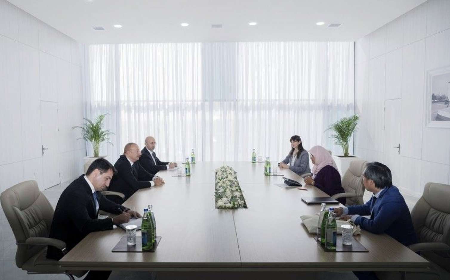 Prezident Ağdamda qəbul keçirdi - FOTO 