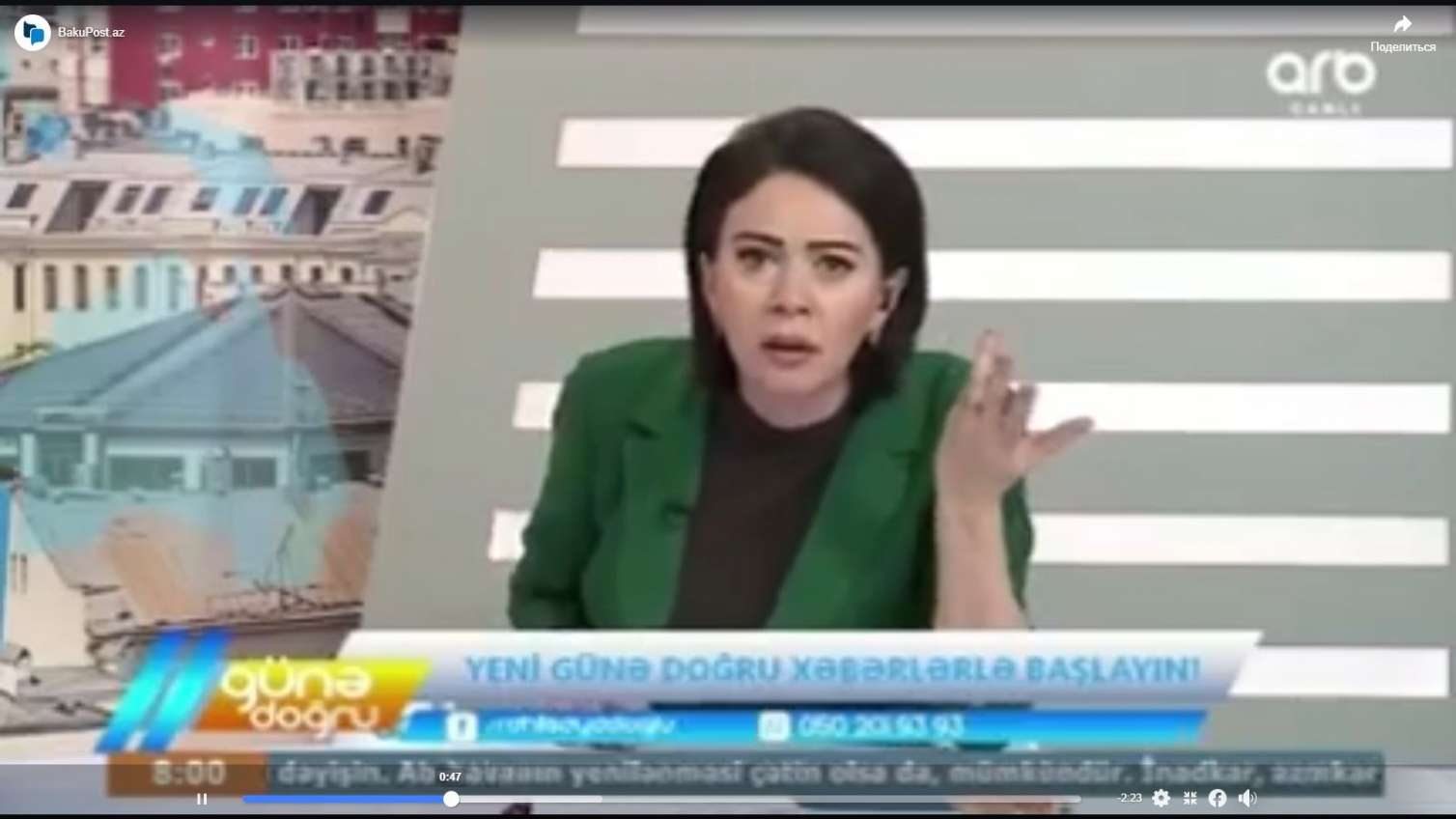 Aparıcının efirdə möhtəşəm qışqırığı – “Bu nə biabırçılıqdı? – VİDEO 