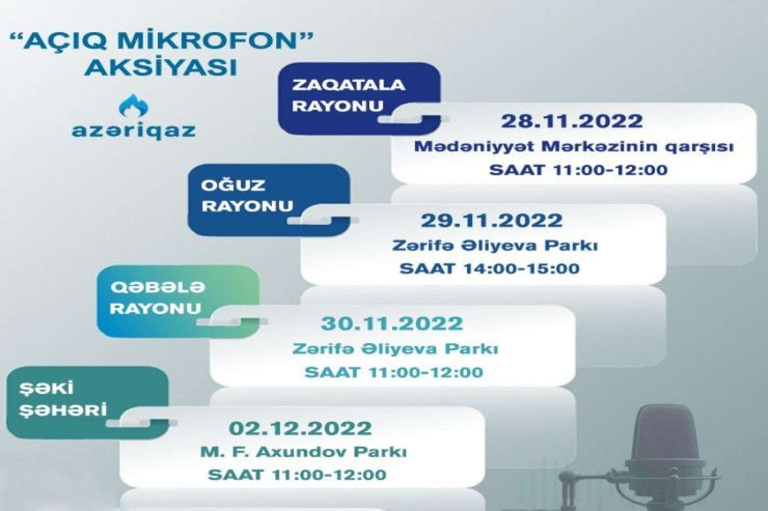 "Azəriqaz"ın "Açıq mikrofon" aksiyaları davam edir 