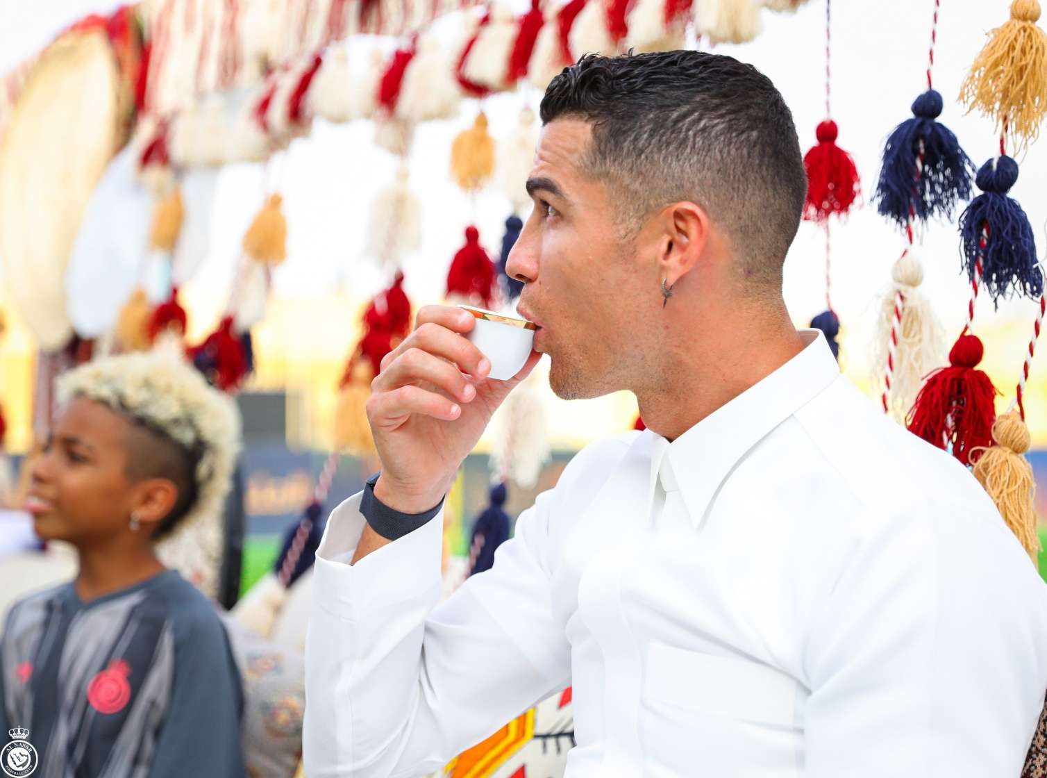 Ronaldo Ərəbistanın Müstəqillik Günündə -  FOTOLAR