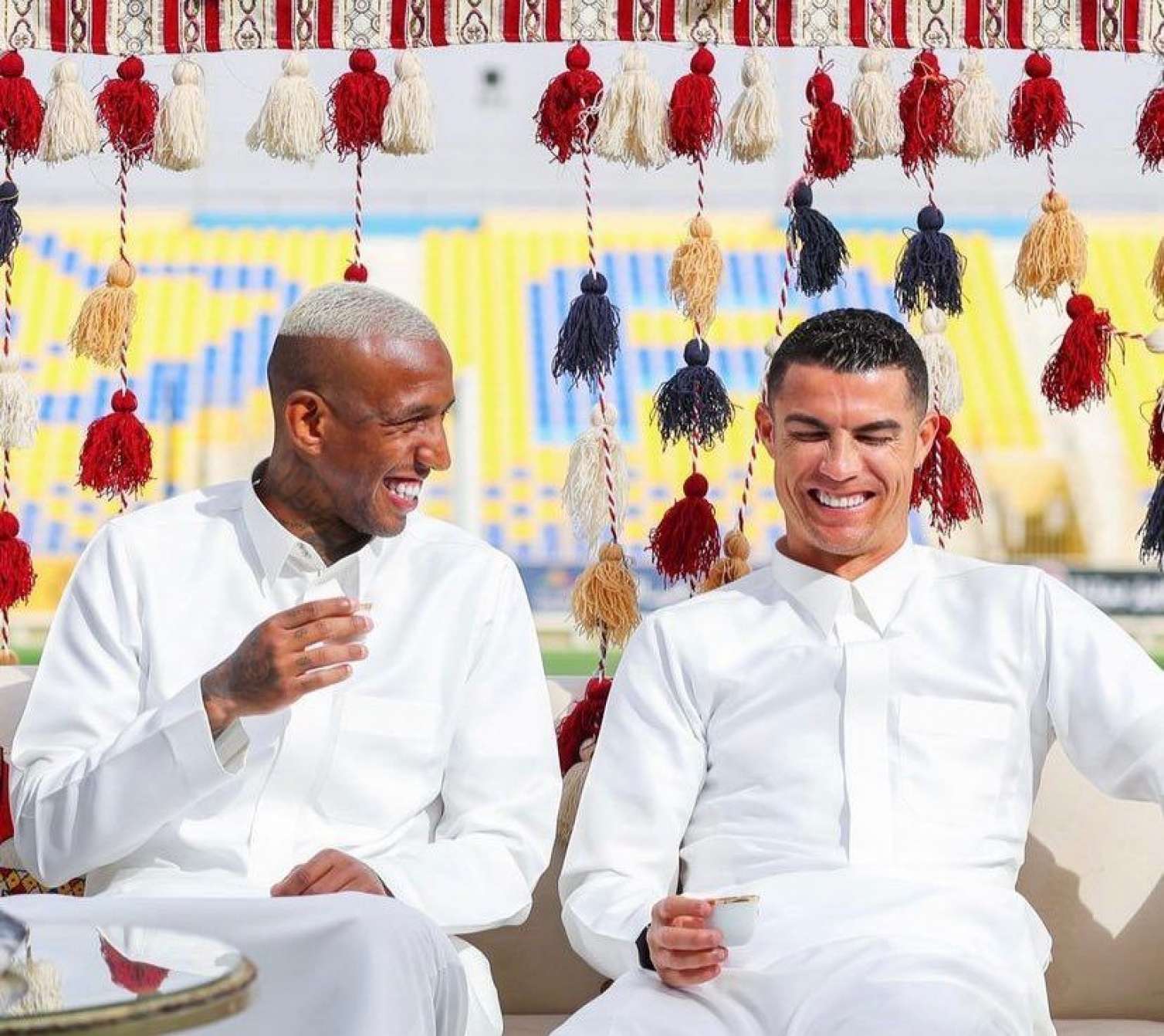 Ronaldo Ərəbistanın Müstəqillik Günündə -  FOTOLAR