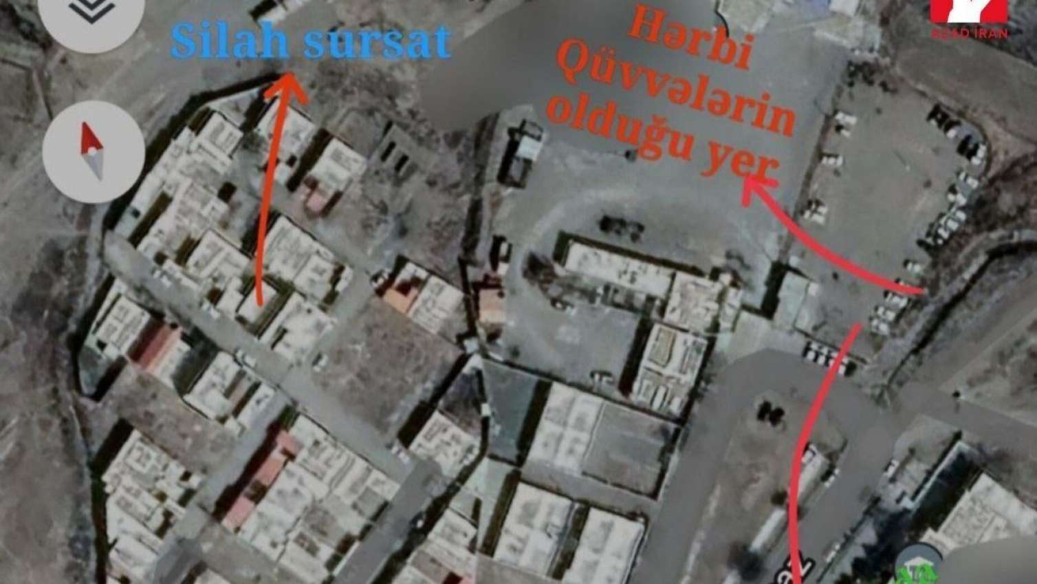İranın Naxçıvanla sərhəddə yığdığı silah-sursatin yeri müəyyən edildi - FOTO 