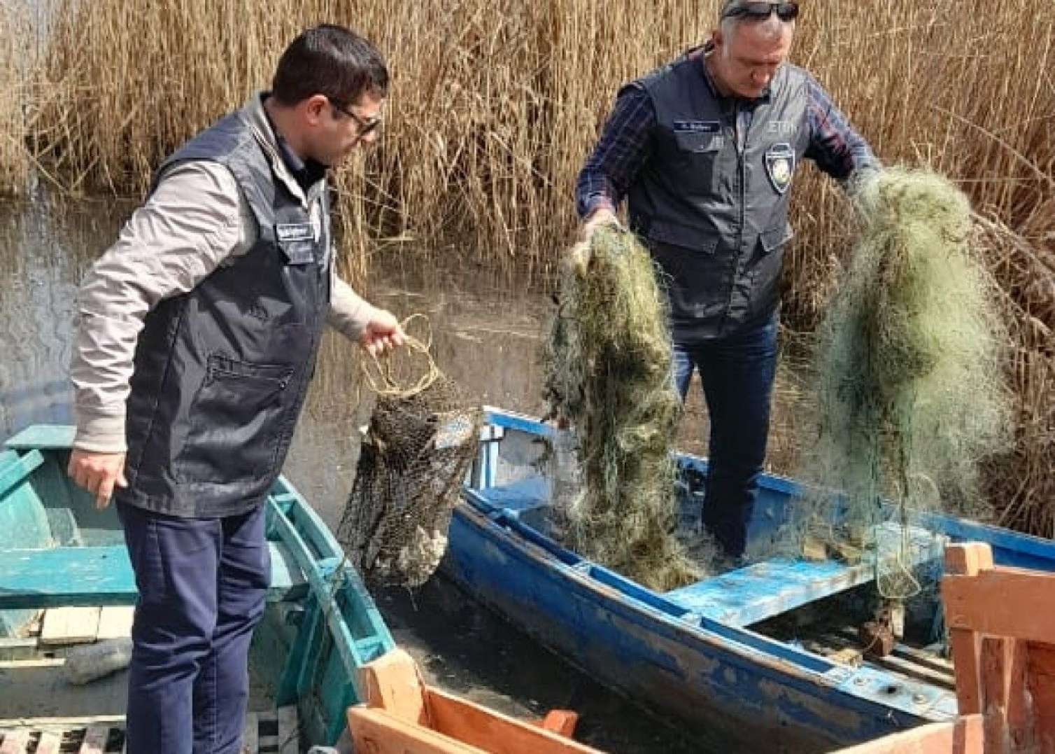 Qanunsuz balıq ovlayan şəxslər saxlanıldı - FOTO 