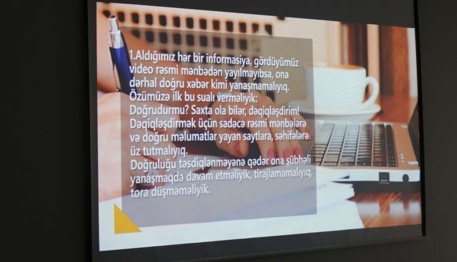 Saxta xəbər torundan necə qorunaq? – Film təqdim edildi 