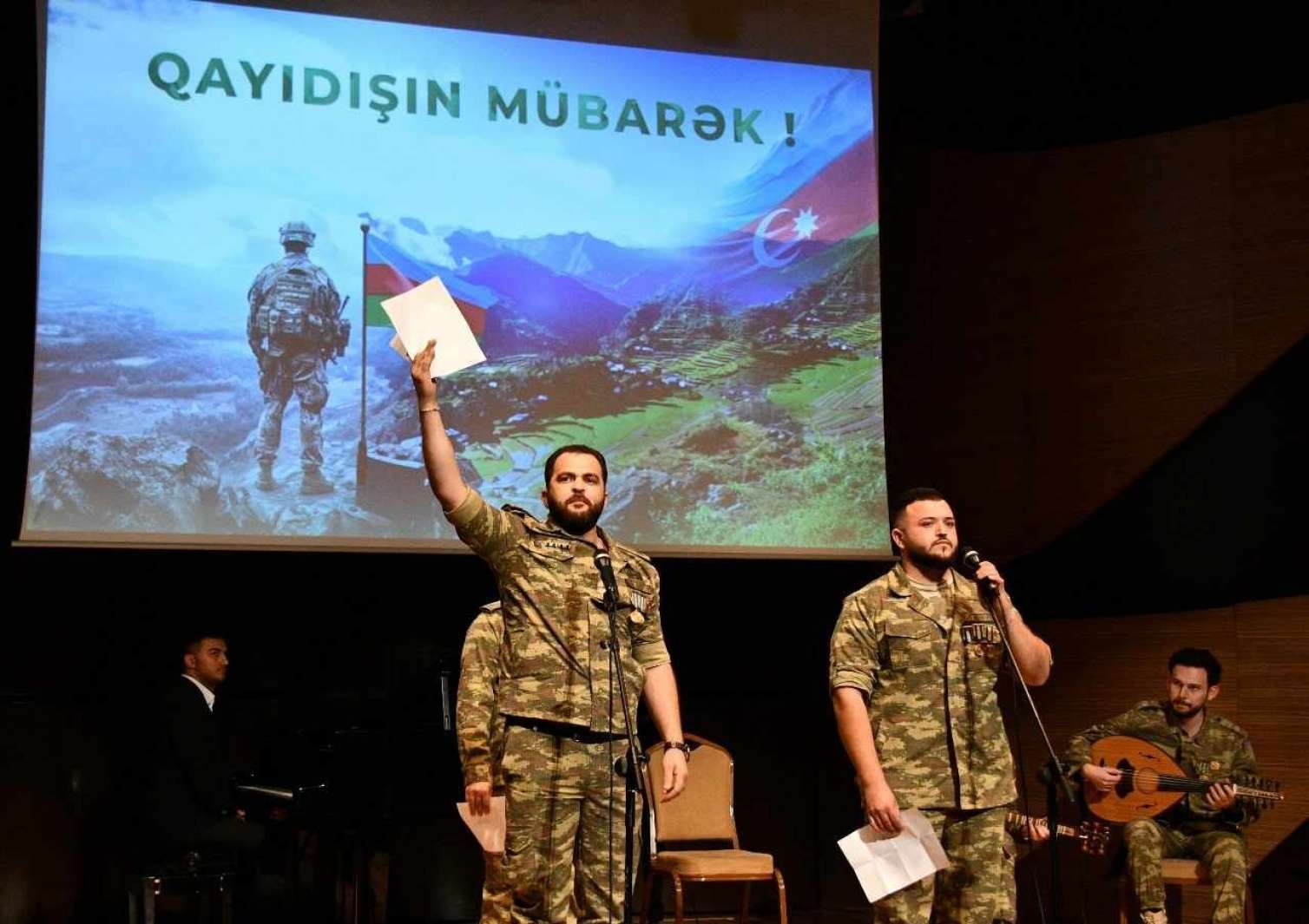 “İgidlərin Sözü”: Qazilər Muğam Mərkəzində qələbəlik yaratdı - FOTOLAR 