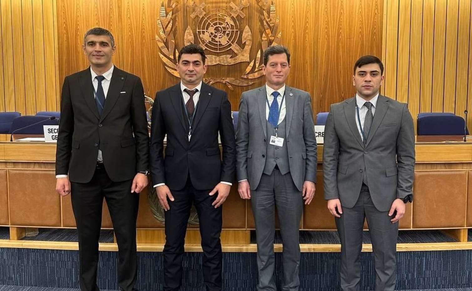 Agentlik rəsmiləri Beynəlxalq Dəniz Təşkilatının Assamb...