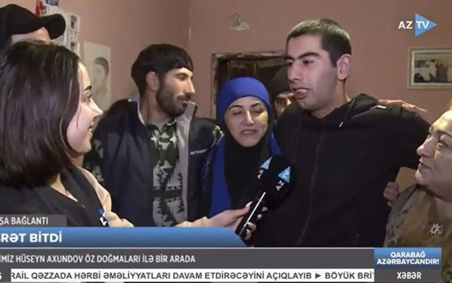 Hüseyn və Aqşin ailəsinə qovuşdu - Video 