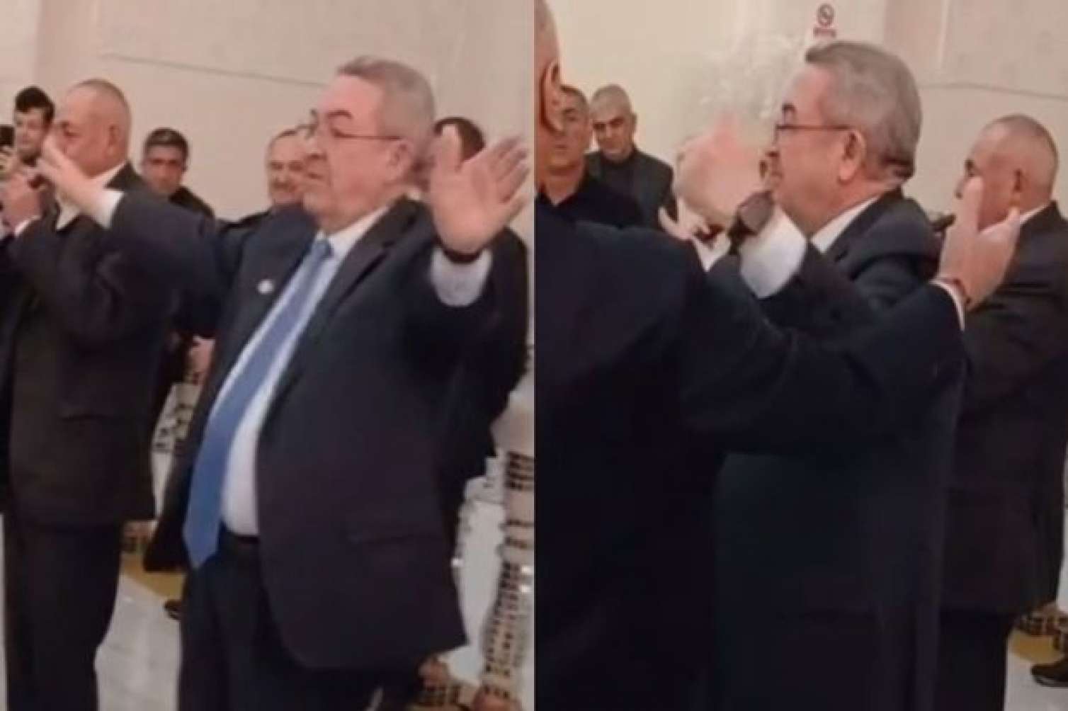 Misir Mərdanov Qərbi azərbaycanlılarla rəqs etdi   - VİDEO 