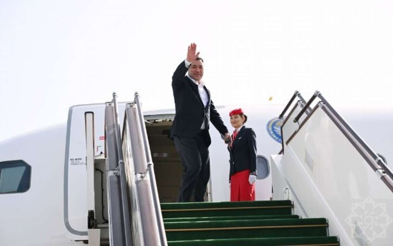Sadır Japarovun Azərbaycana səfəri başa çatdı -  FOTO