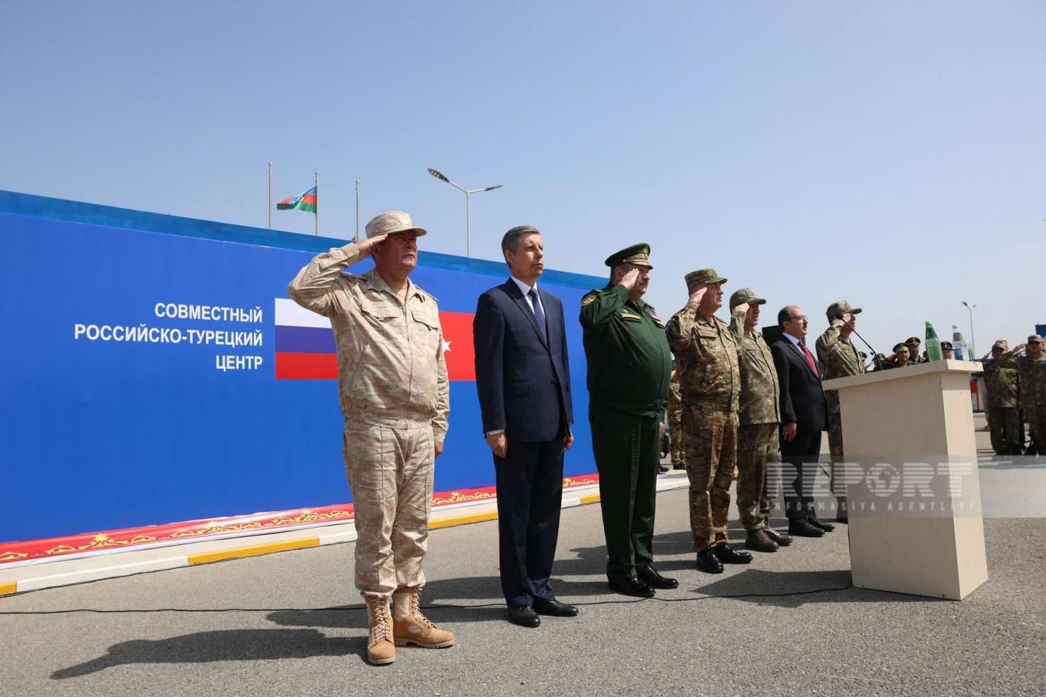 Türkiyə-Rusiya Birgə Monitorinq Mərkəzinin bağlanış mərasimi keçirildi -  FOTO