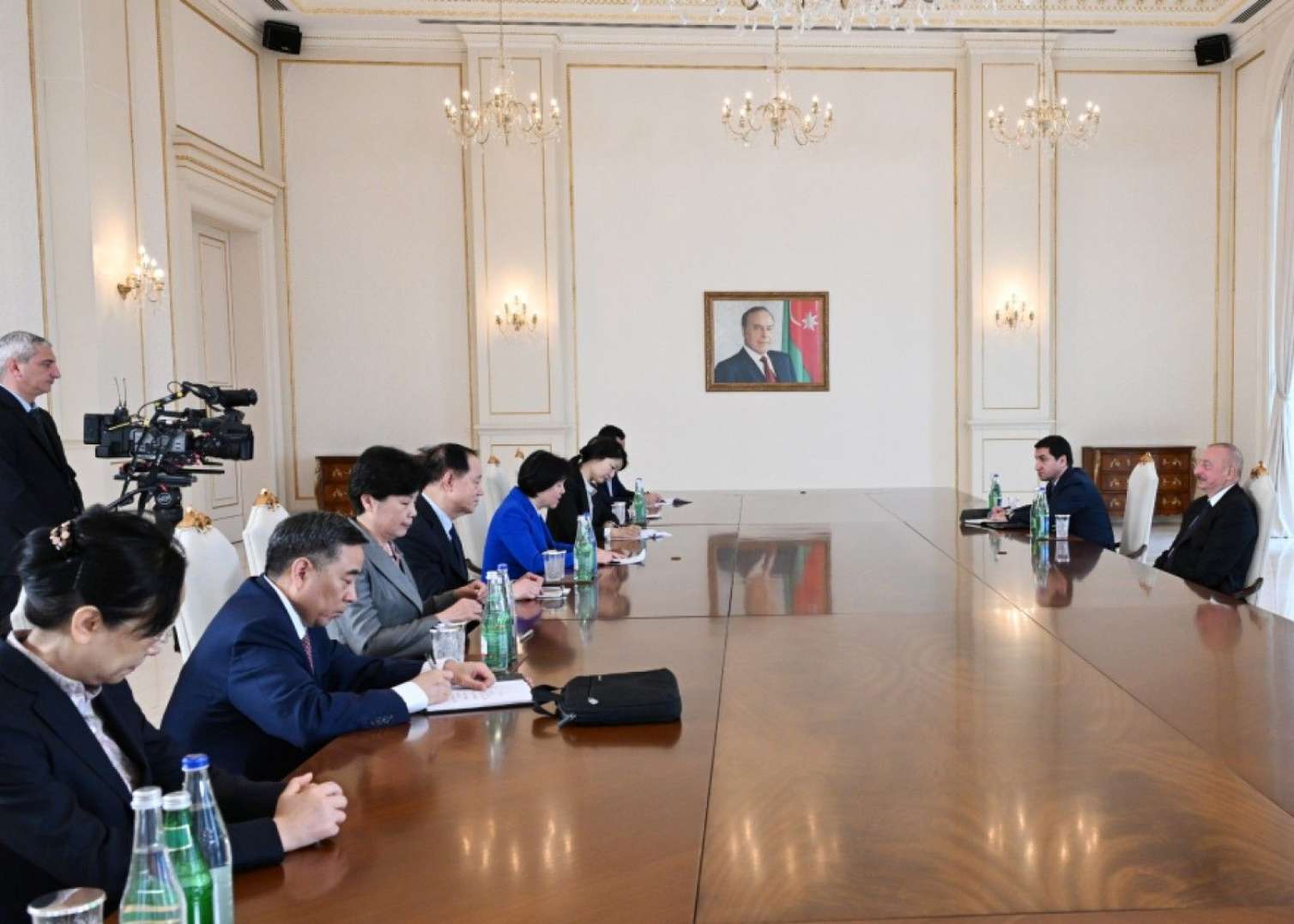 İlham Əliyev daha bir qəbul keçirdi -  Yenilənib-FOTO
