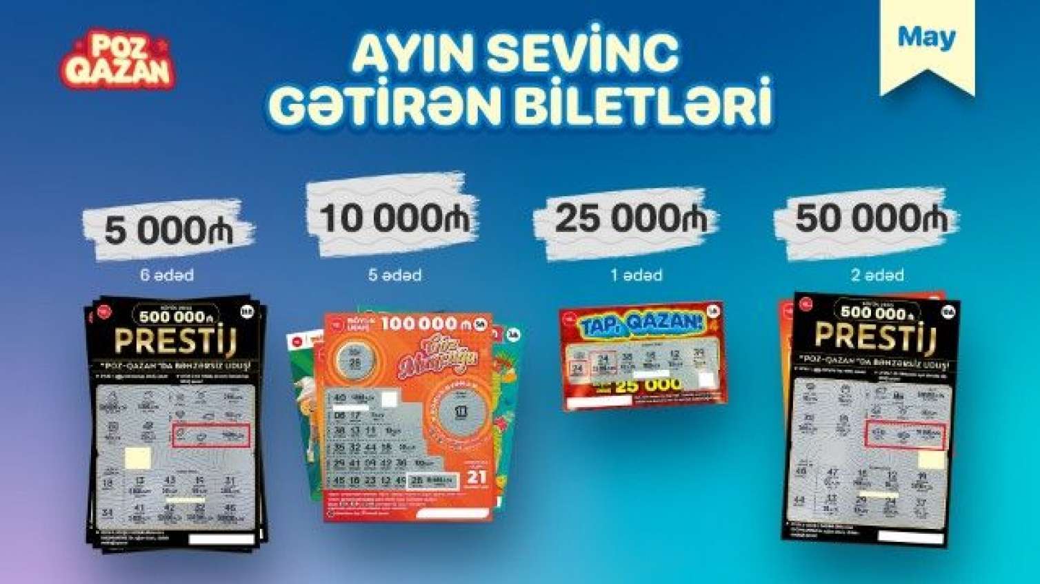 “Poz-Qazan” oyunlarında mayda 14 böyük uduş qazanılıb 