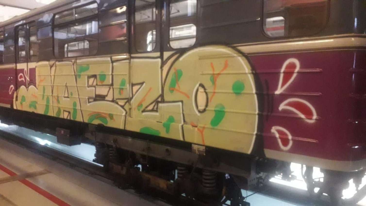 Metronu rənglədiyi üçün həbs olunan fransız rəssam Prezidentə müraciət etdi -  FOTO