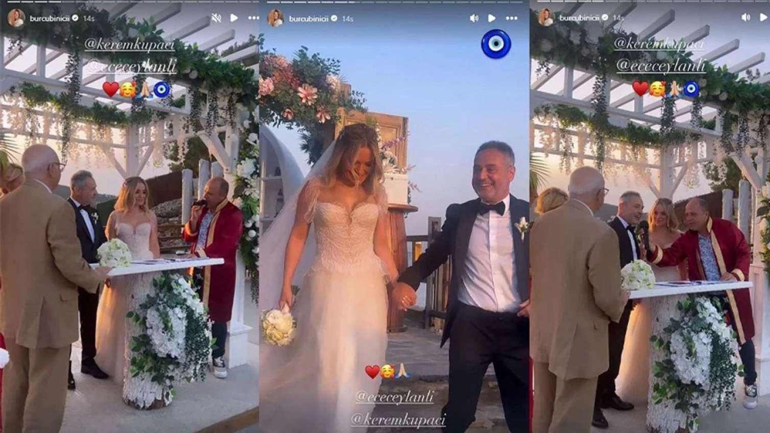 Məşhur aktyor evləndi - Toydan FOTOLAR 