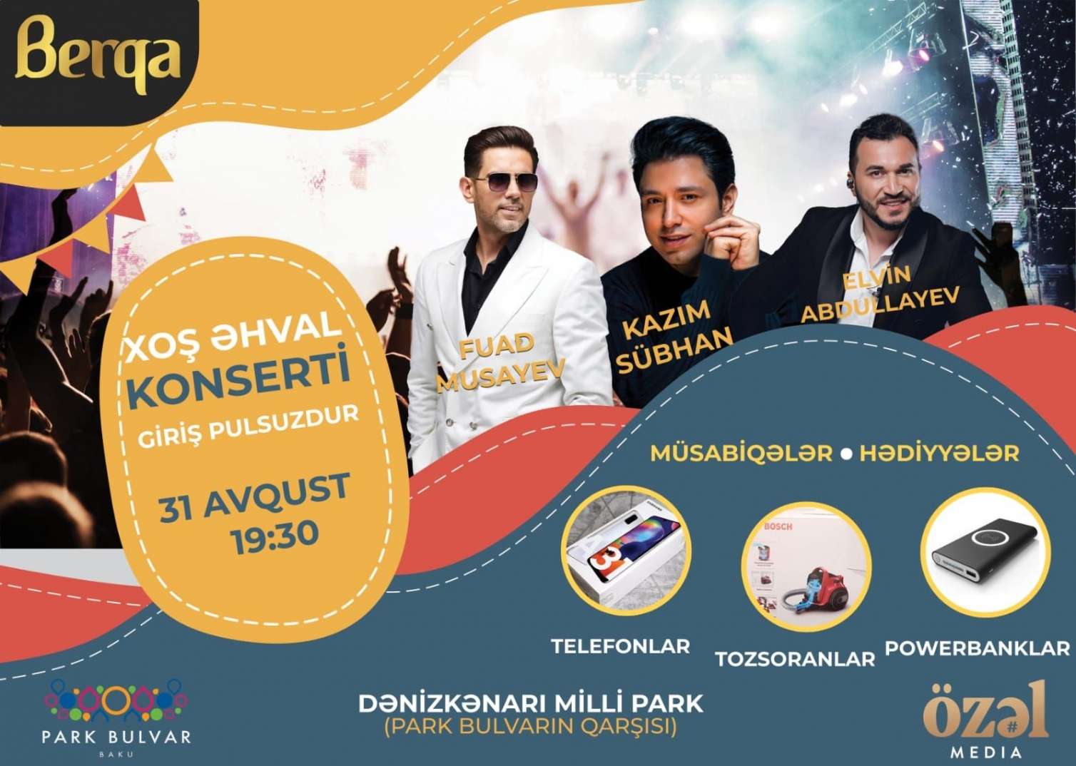 "Berqa" silsilə konsertlərini müxtəlif hədiyyələrlə başa vurur -  FOTO