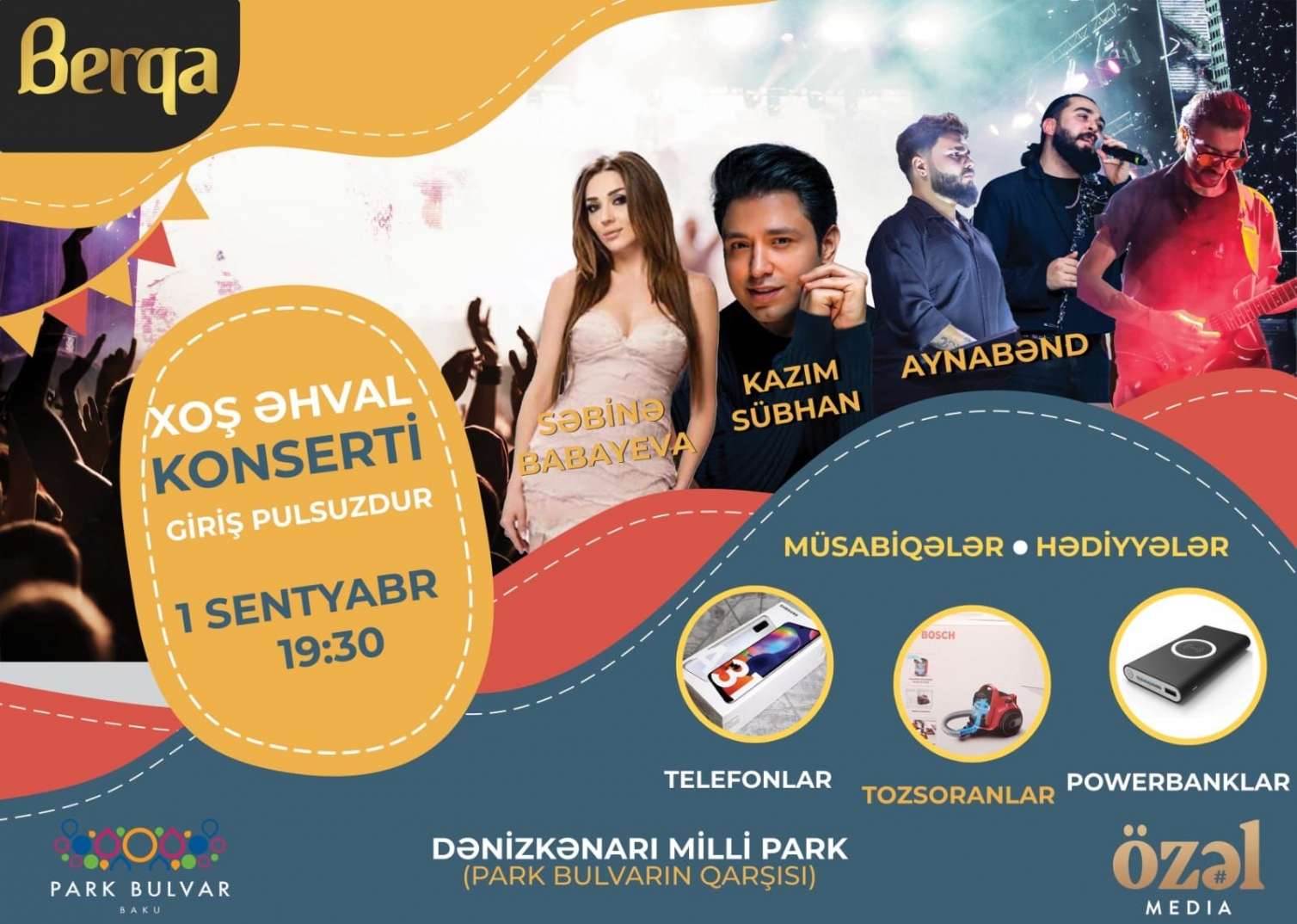 "Berqa" silsilə konsertlərini müxtəlif hədiyyələrlə başa vurur -  FOTO