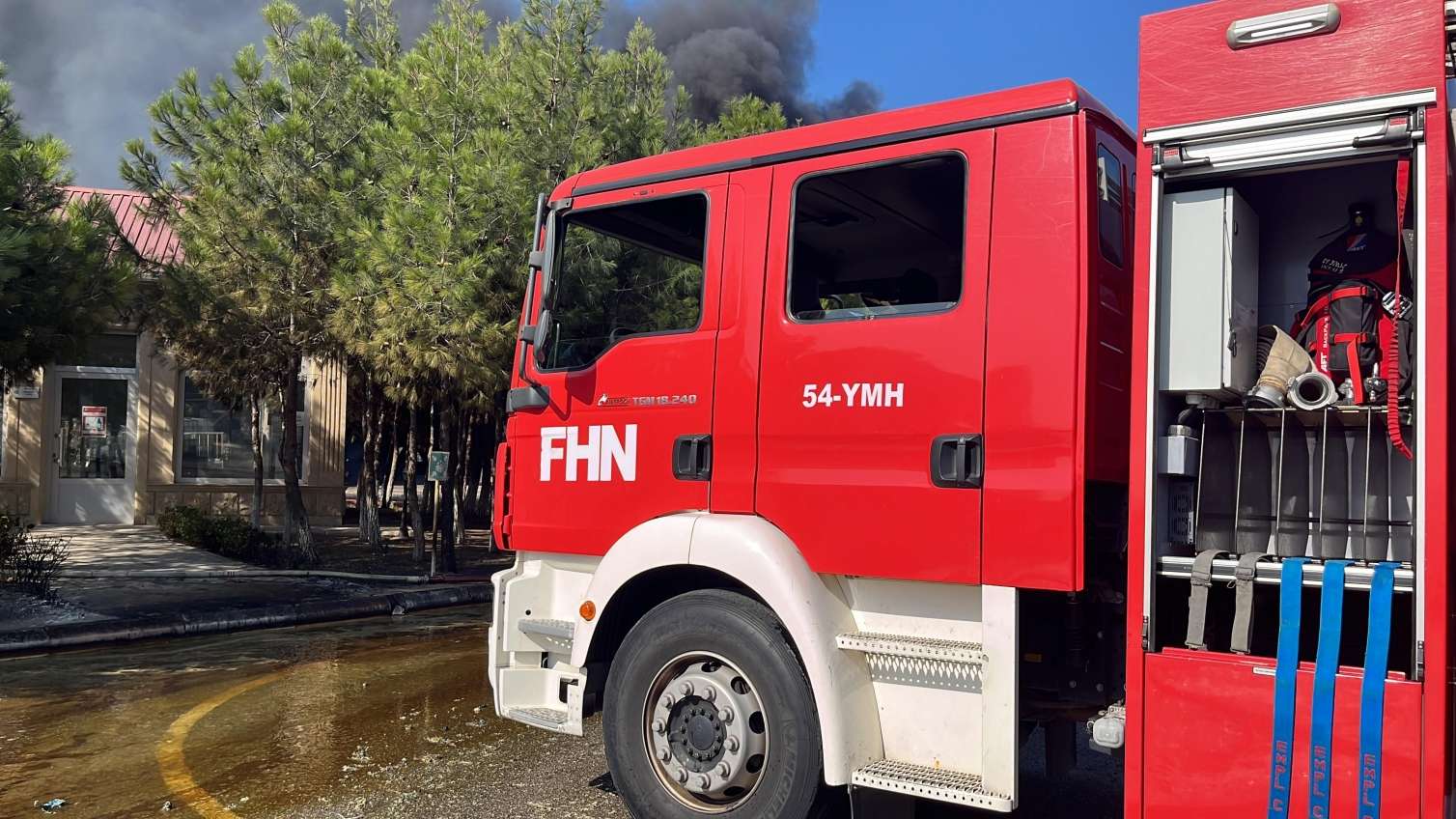 Yanğın SOCAR-ın obyektində baş verib - FOTOLAR 