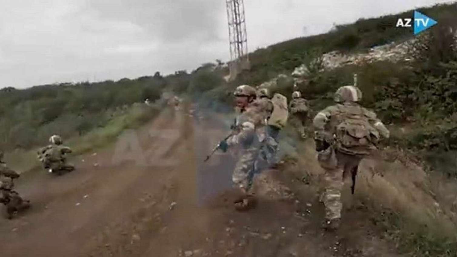 Qarabağdakı antiterrordan real döyüş kadrları -  VİDEO