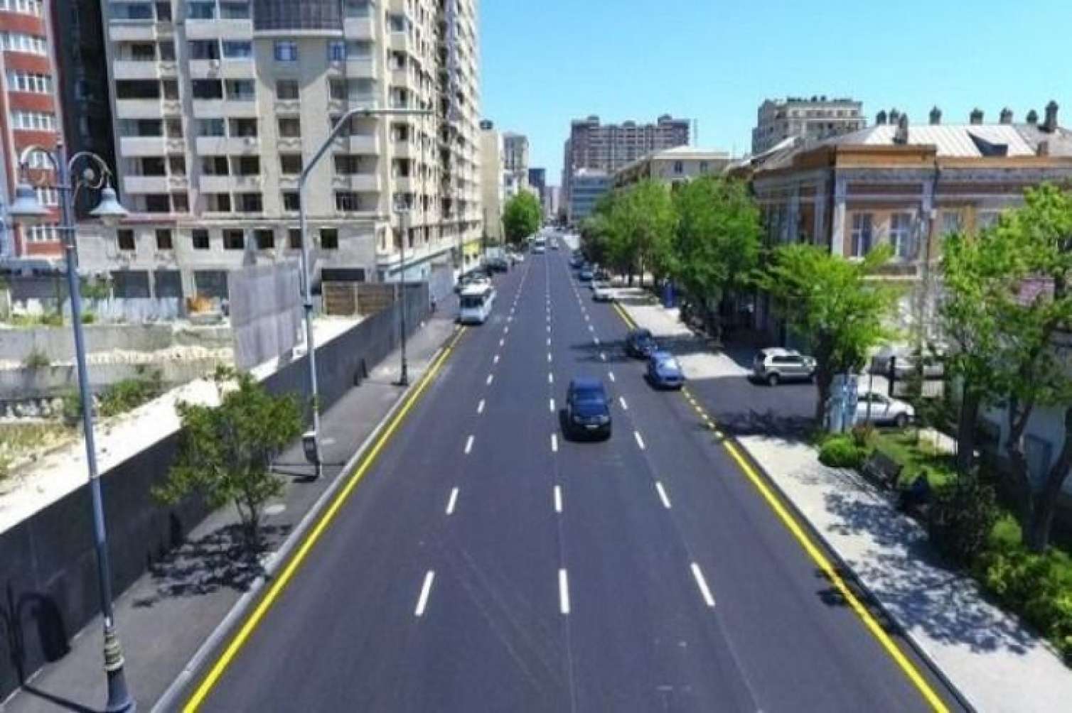 Bakının mərkəzində daha bir küçə bağlanır 