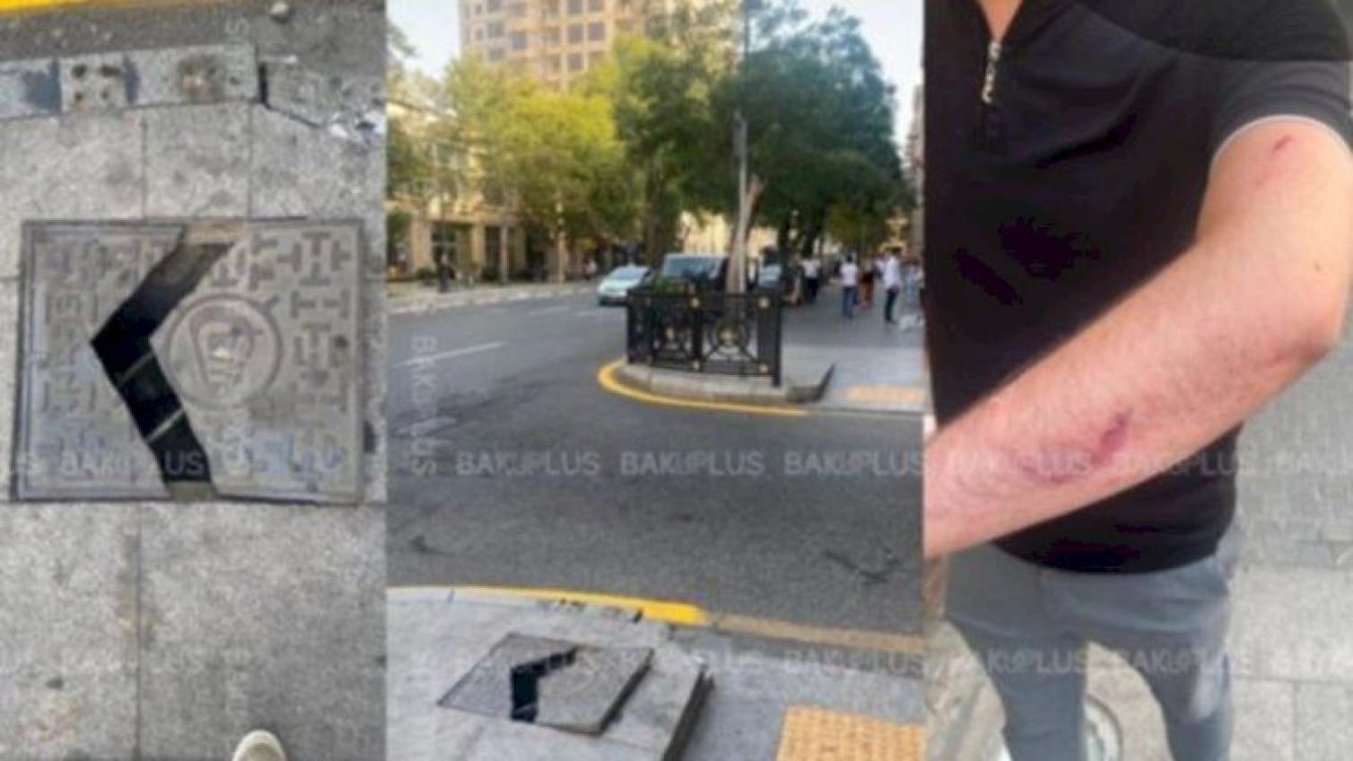 Bakıya istirahətə gələn gənc kanalizasiya quyusuna düşdü 