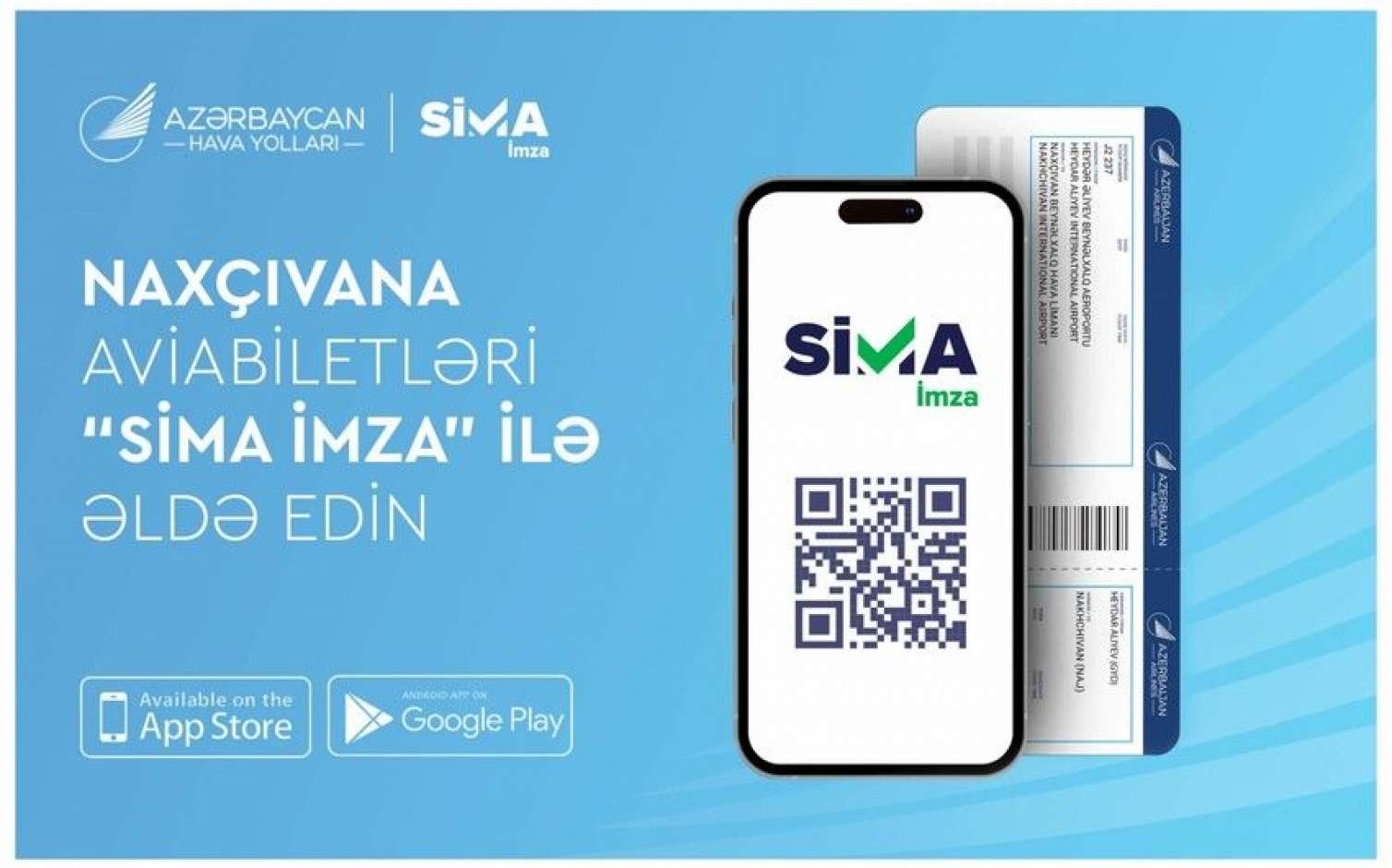 AZAL Naxçıvana aviabiletlərin onlayn alışında “SİMA İmza”nı tətbiq edir 