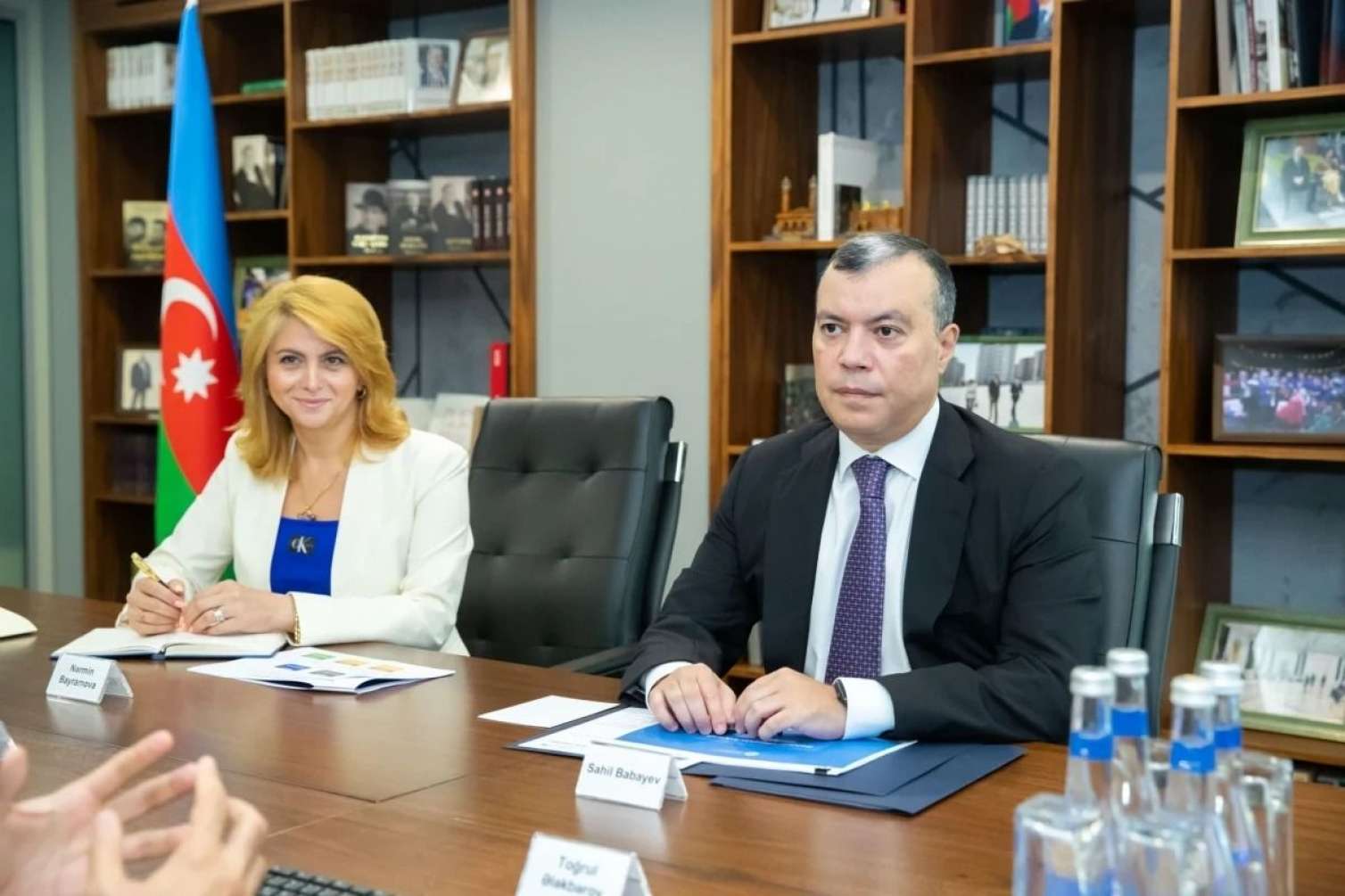 Sahil Babayev üçüncü “Yüksəliş” müsabiqəsinin qalibləri ilə görüşdü -  FOTO