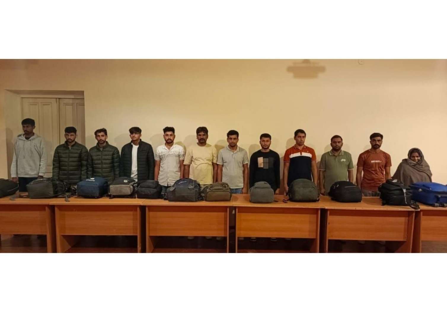 22 nəfər sərhədi pozmağa cəhd edib 