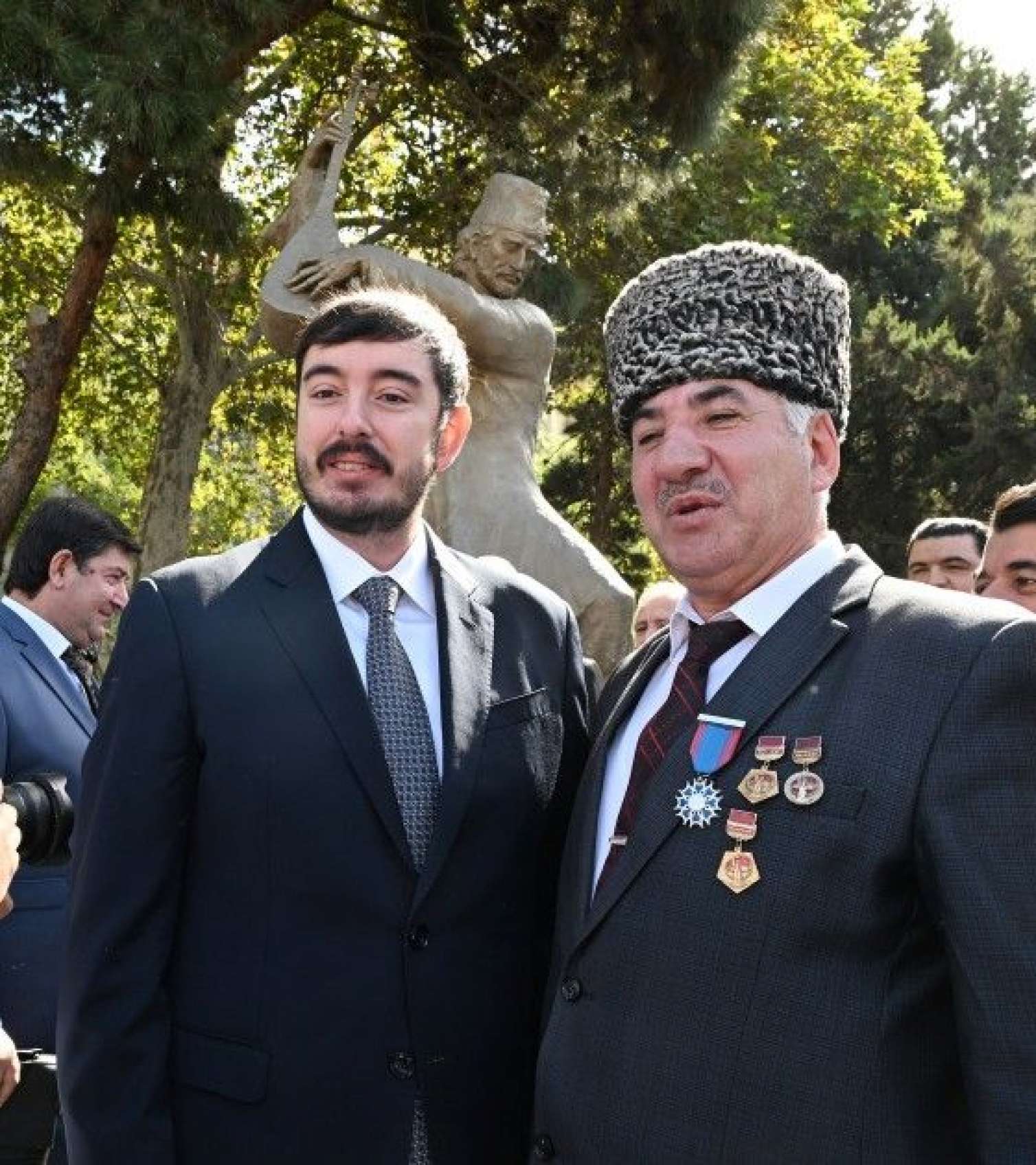 Prezident Aşıq Ələsgərin abidəsinin açılışında -  Yenilənib-FOTO