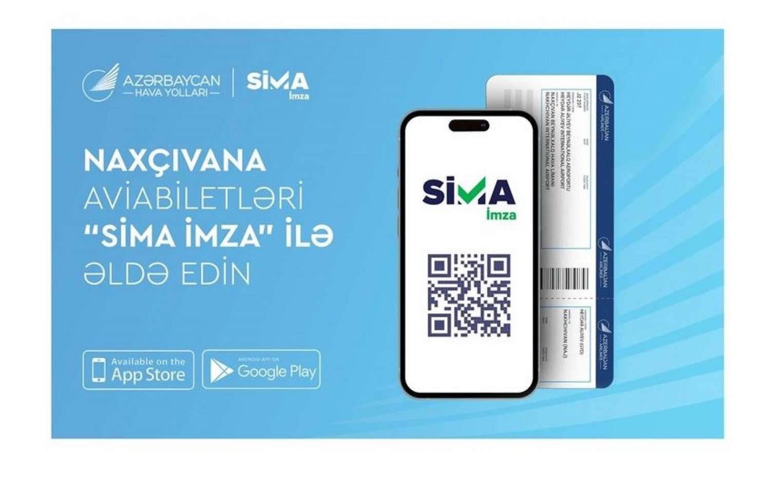 AZAL Naxçıvana onlayn aviabilet alışında “SİMA İmza”nı tətbiq etdi -  VİDEO