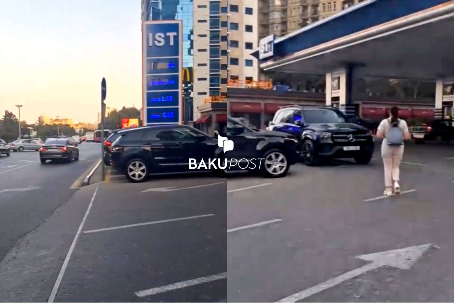 İST Petrol piyadaları ölümlə üz-üzə qoyur - VİDEO 