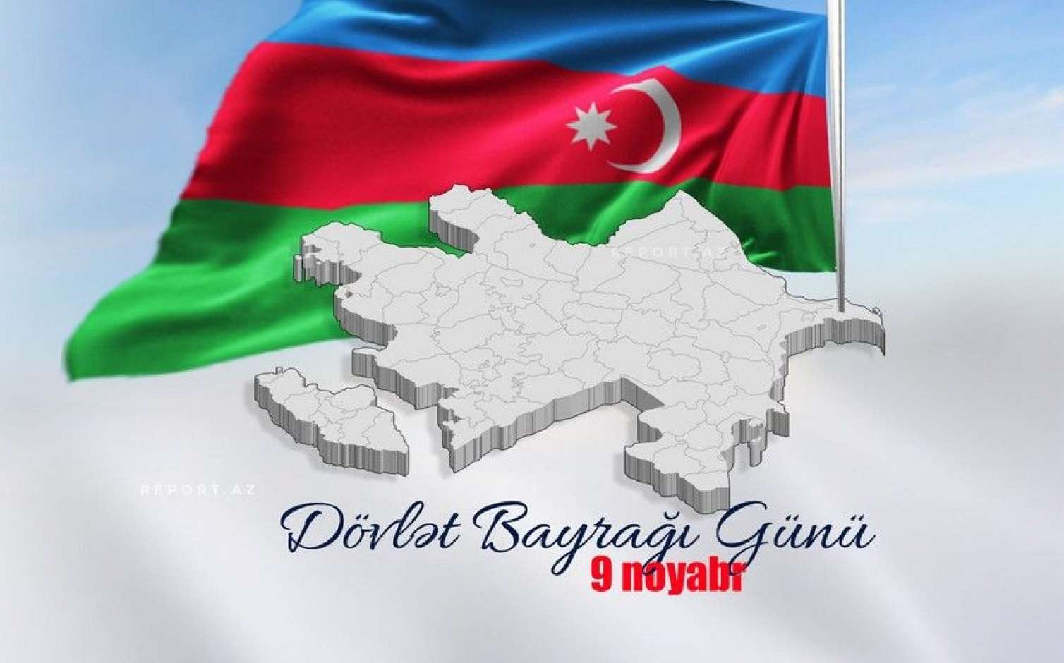 Azərbaycanda Dövlət Bayrağı Günüdür 