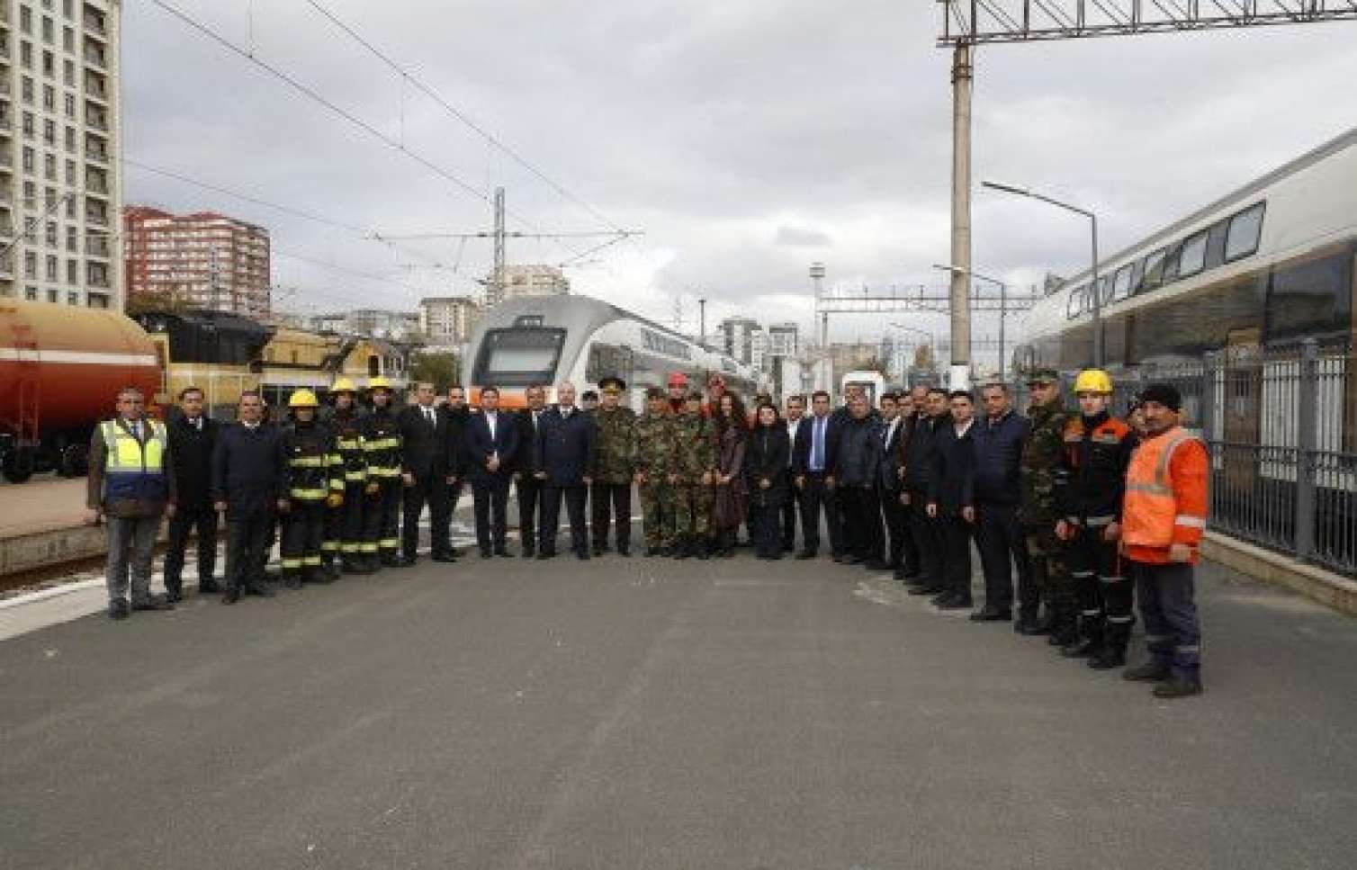 Bakı Dəmiryol Vağzalında təxliyə təlimi keçirildi 